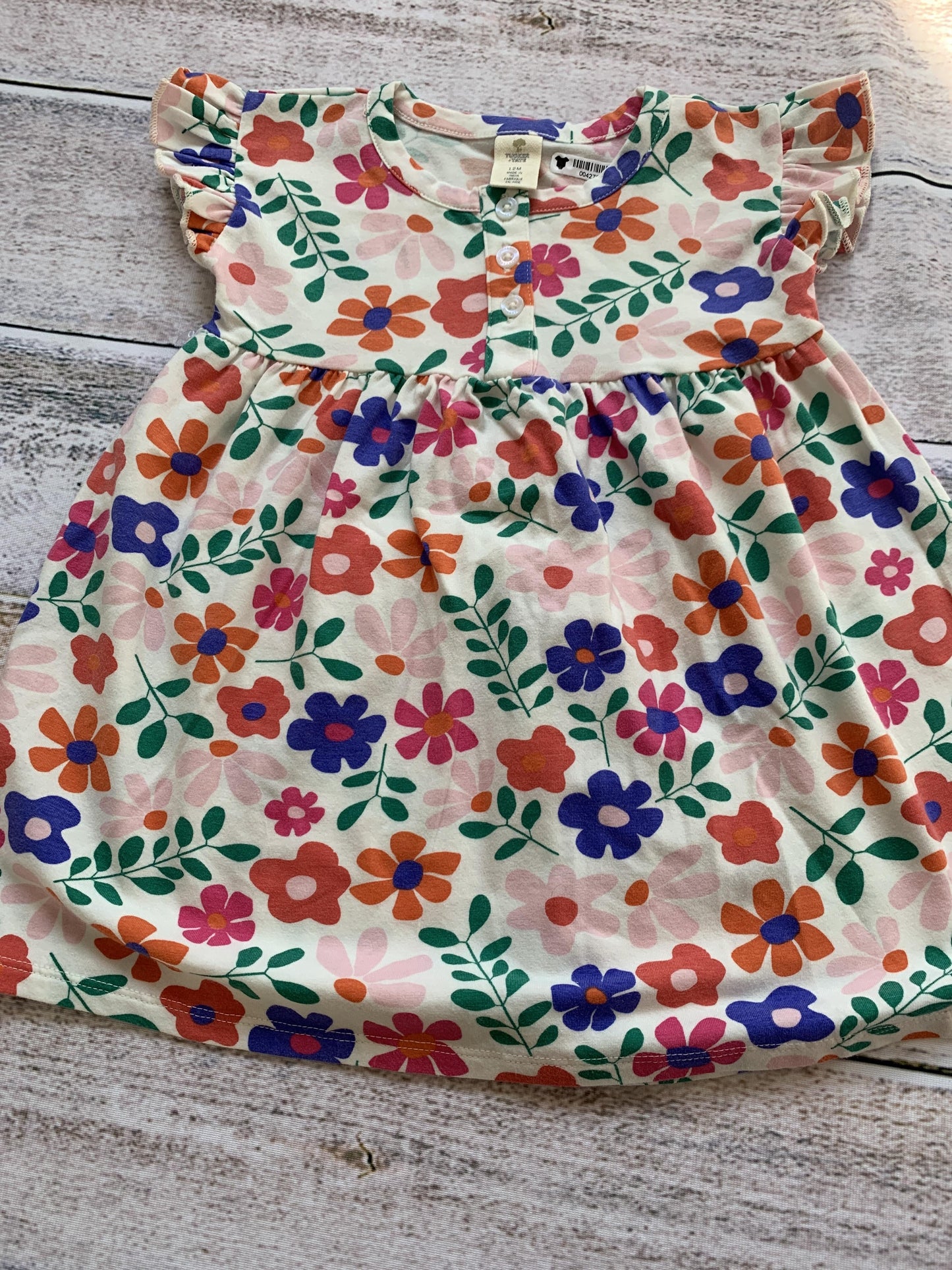 Tucker + Tate Girls Flowers Dress Size: 12M Flowers