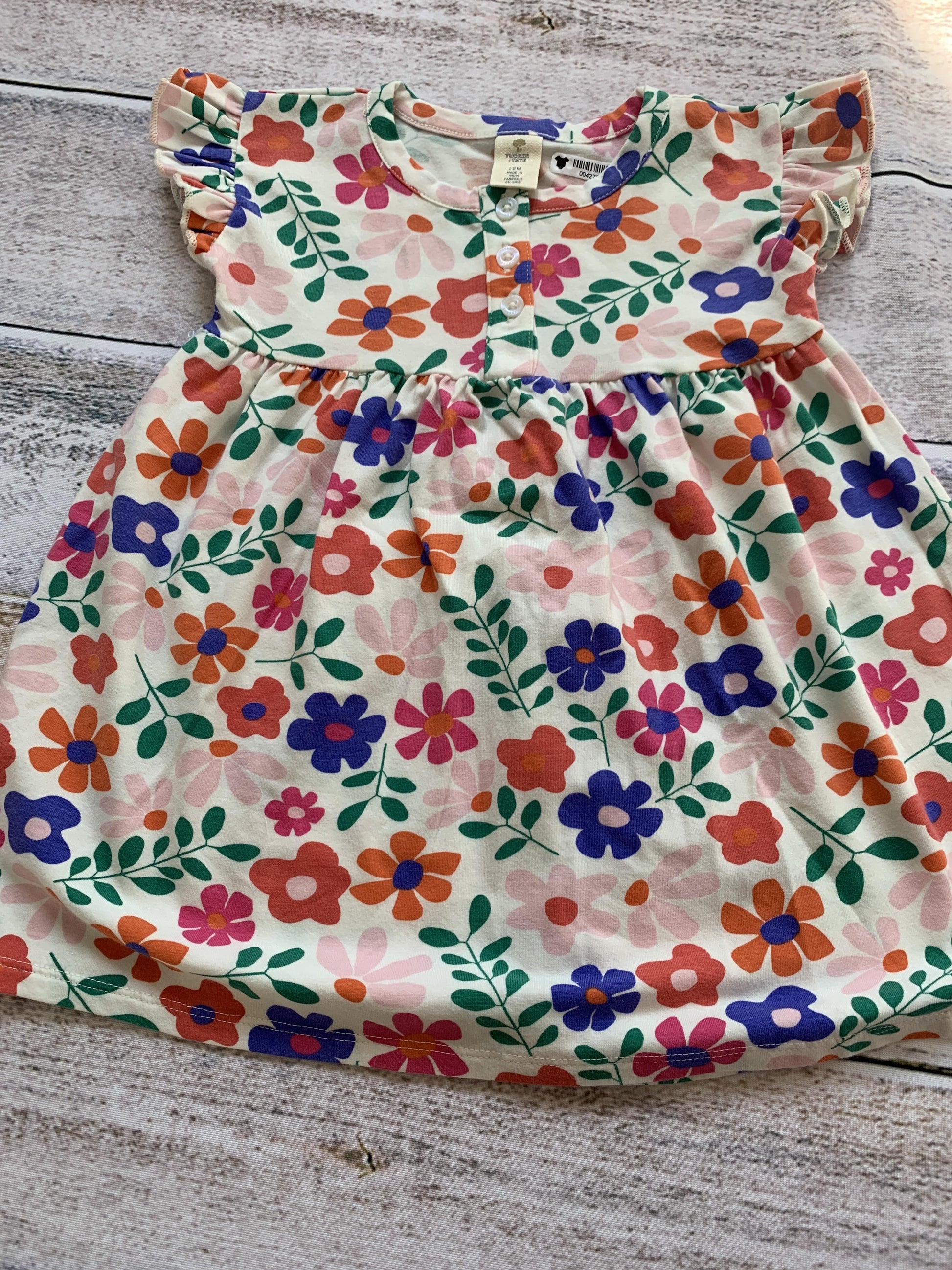 Tucker + Tate Girls Flowers Dress Size: 12M Flowers