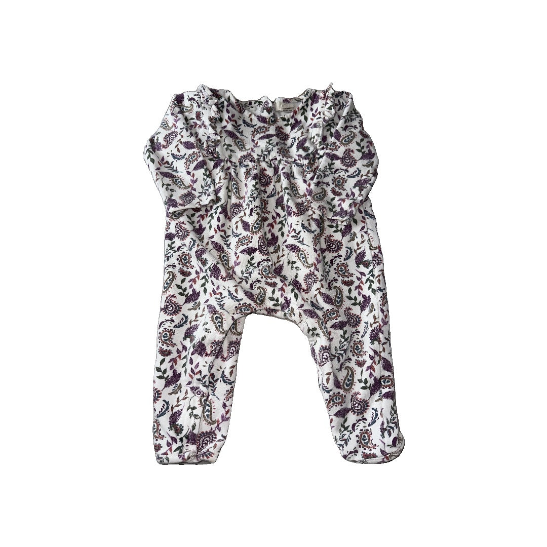 Peek Girls Flowers Long Sleeve Outfit Size: 6-12 months Flowers