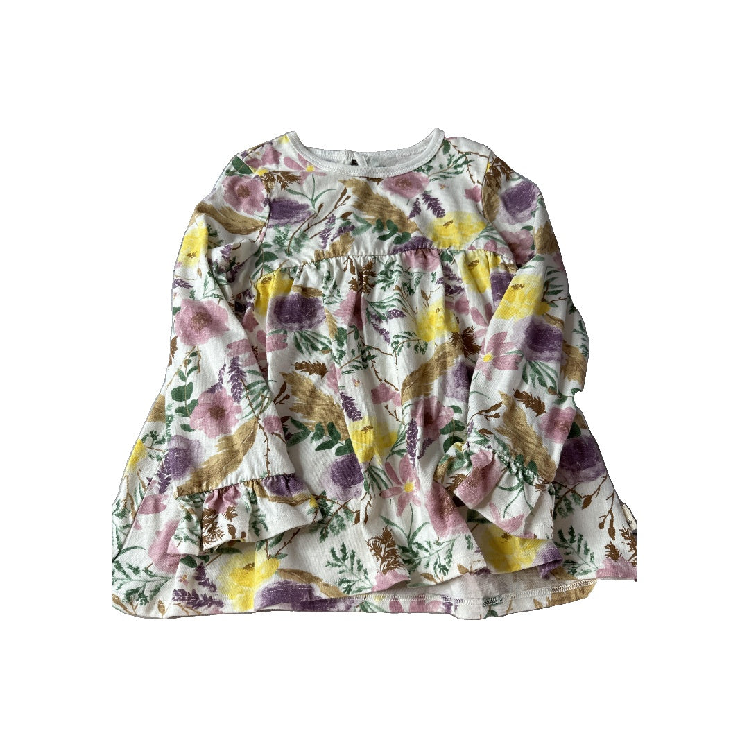 Burt's Bees Girls Flowers Dress Size: 4T Flowers