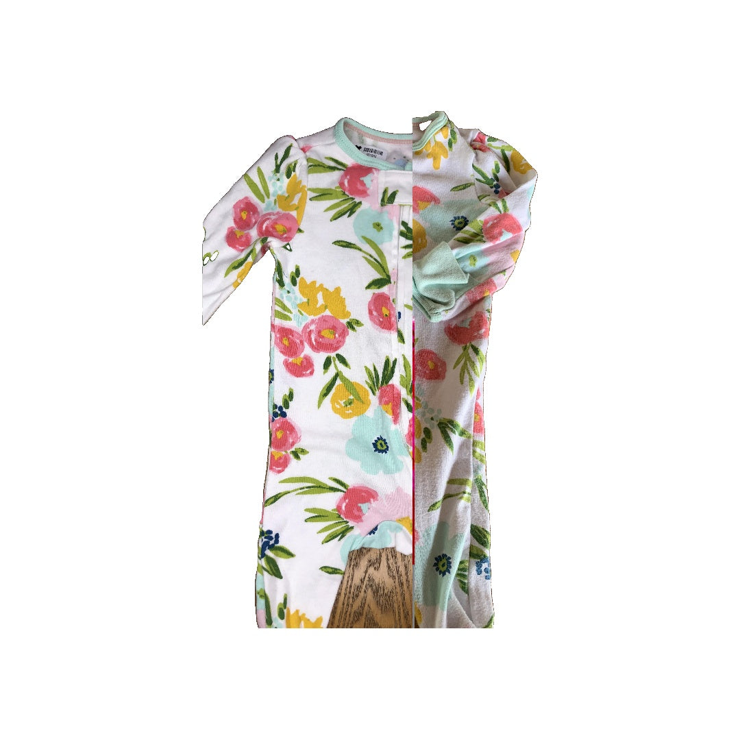 Cloud Island Girls Flowers Long Sleeve Outfit Size: 3-6 months Flowers