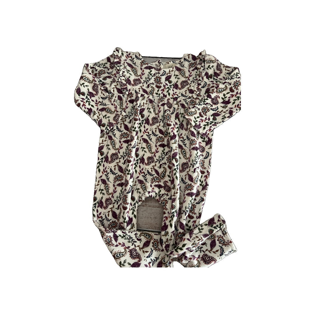 Peek Girls Flowers Long Sleeve Outfit Size: 18-24 months Flowers