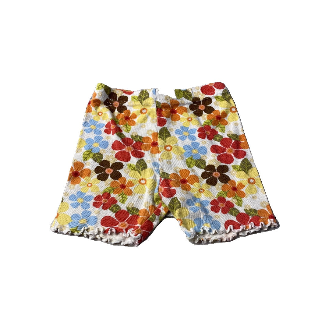Gymboree Girls Flowers Shorts Size: 12-18 months Flowers