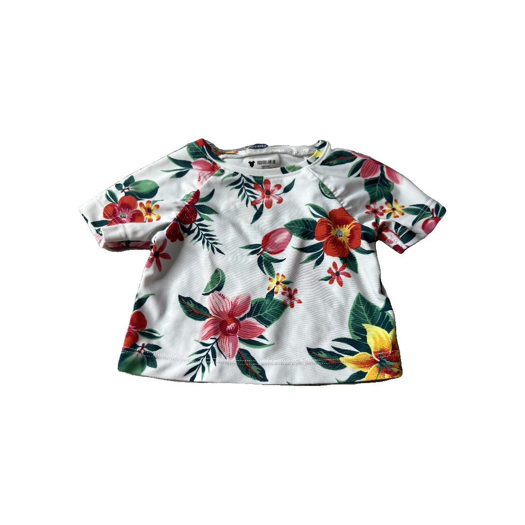 Old Navy Girls Flowers Swimwear Size: 6 months Flowers