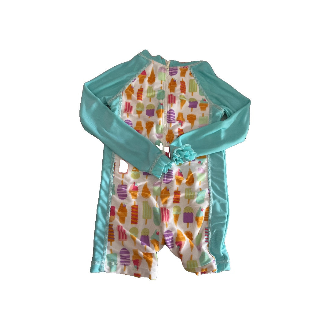 Sol Swim Girls Food | Aqua Swimwear Size: 18 months Food | Aqua