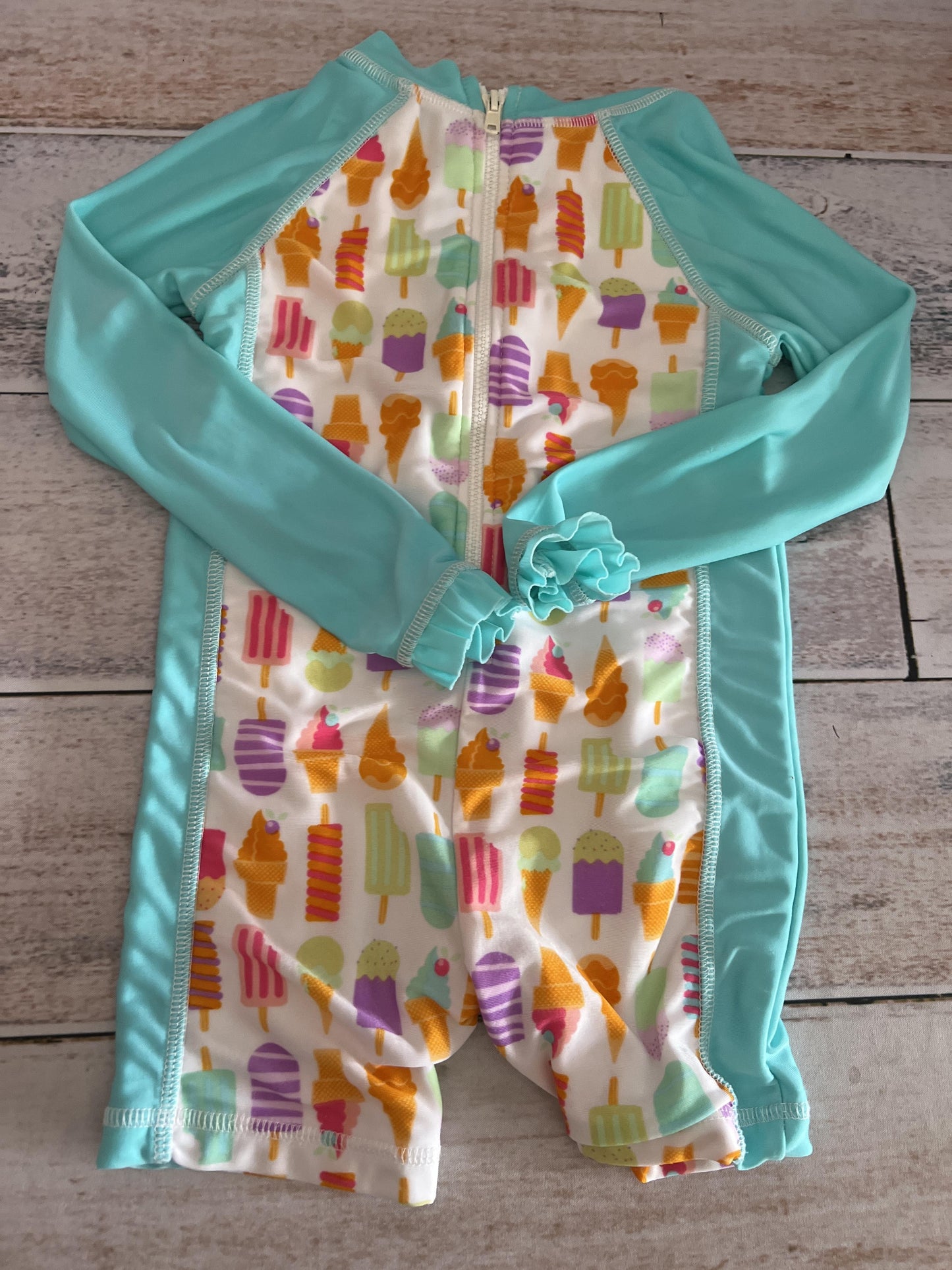 Sol Swim Girls Food | Aqua Swimwear Size: 18 months Food | Aqua