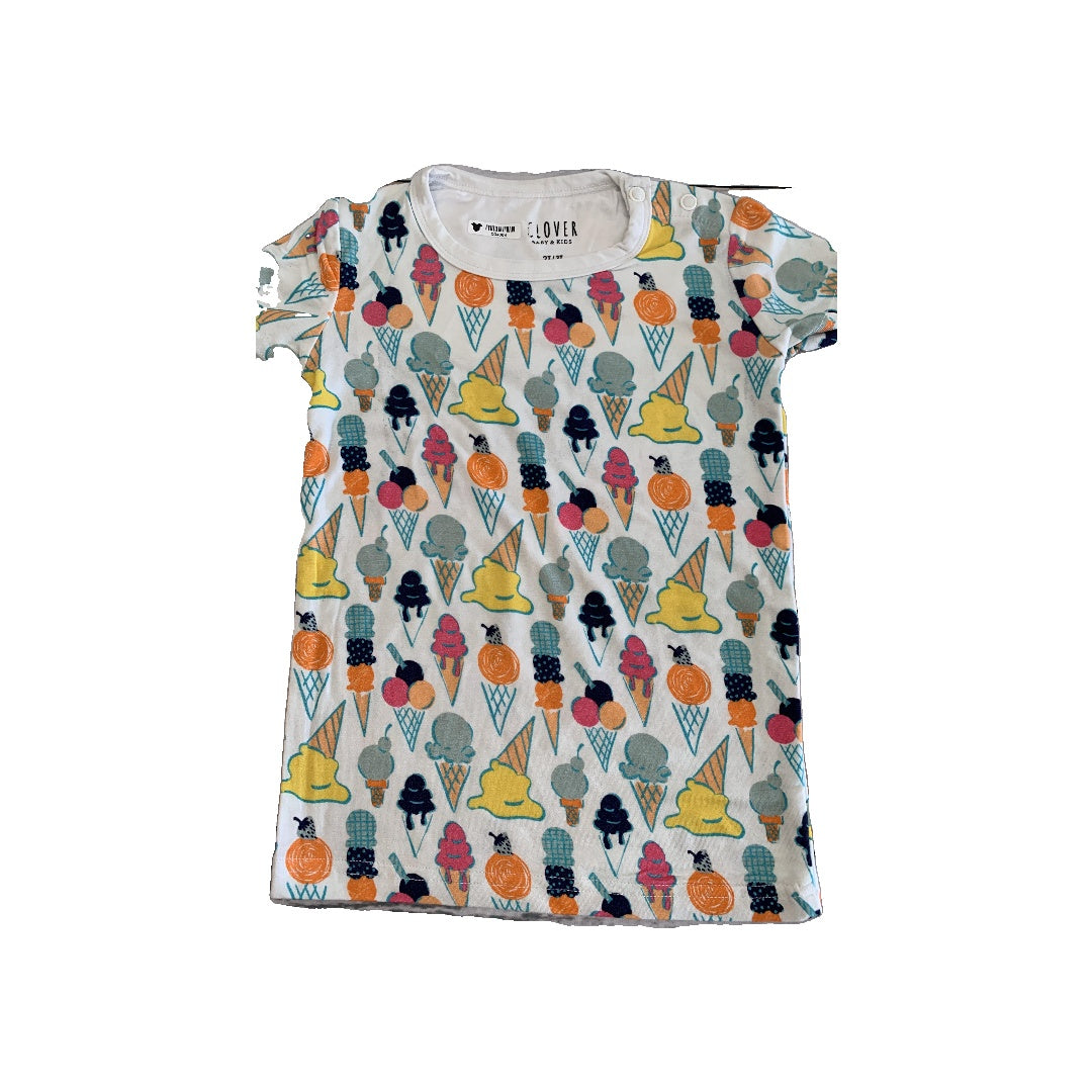 Clover Baby & Kids Girls Food Pajamas Size: 2T Food