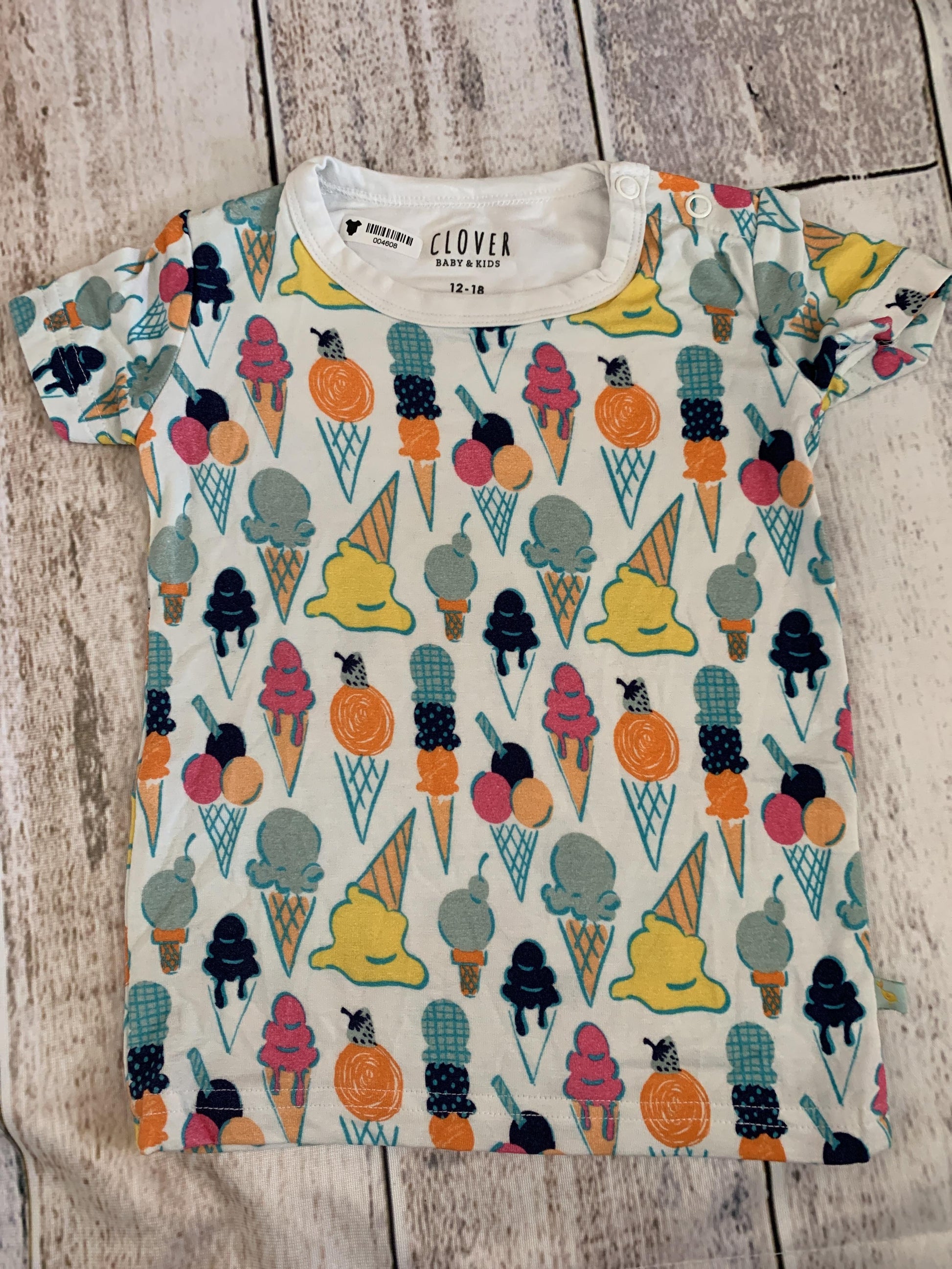 Clover Baby & Kids Girls Food Pajamas Size: 12-18 months Food