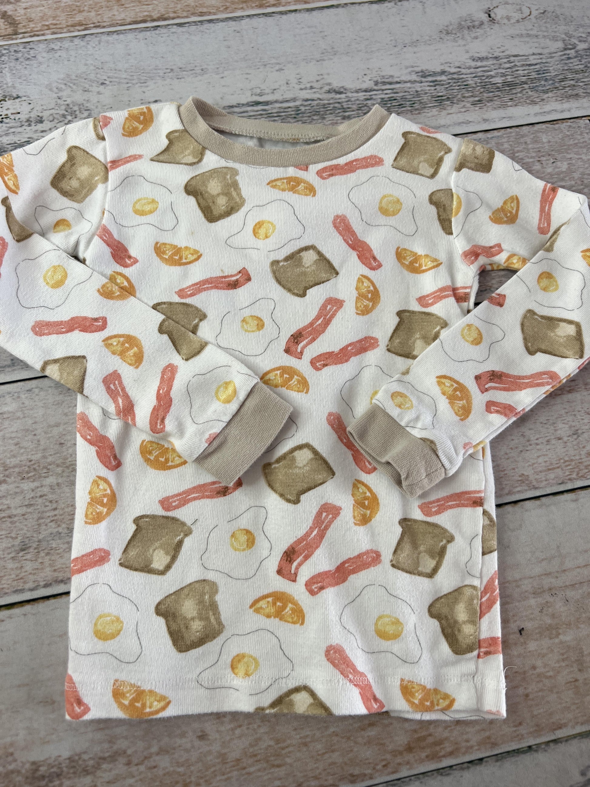 Burt's Bees Unisex Food Pajamas Size: 3T Food