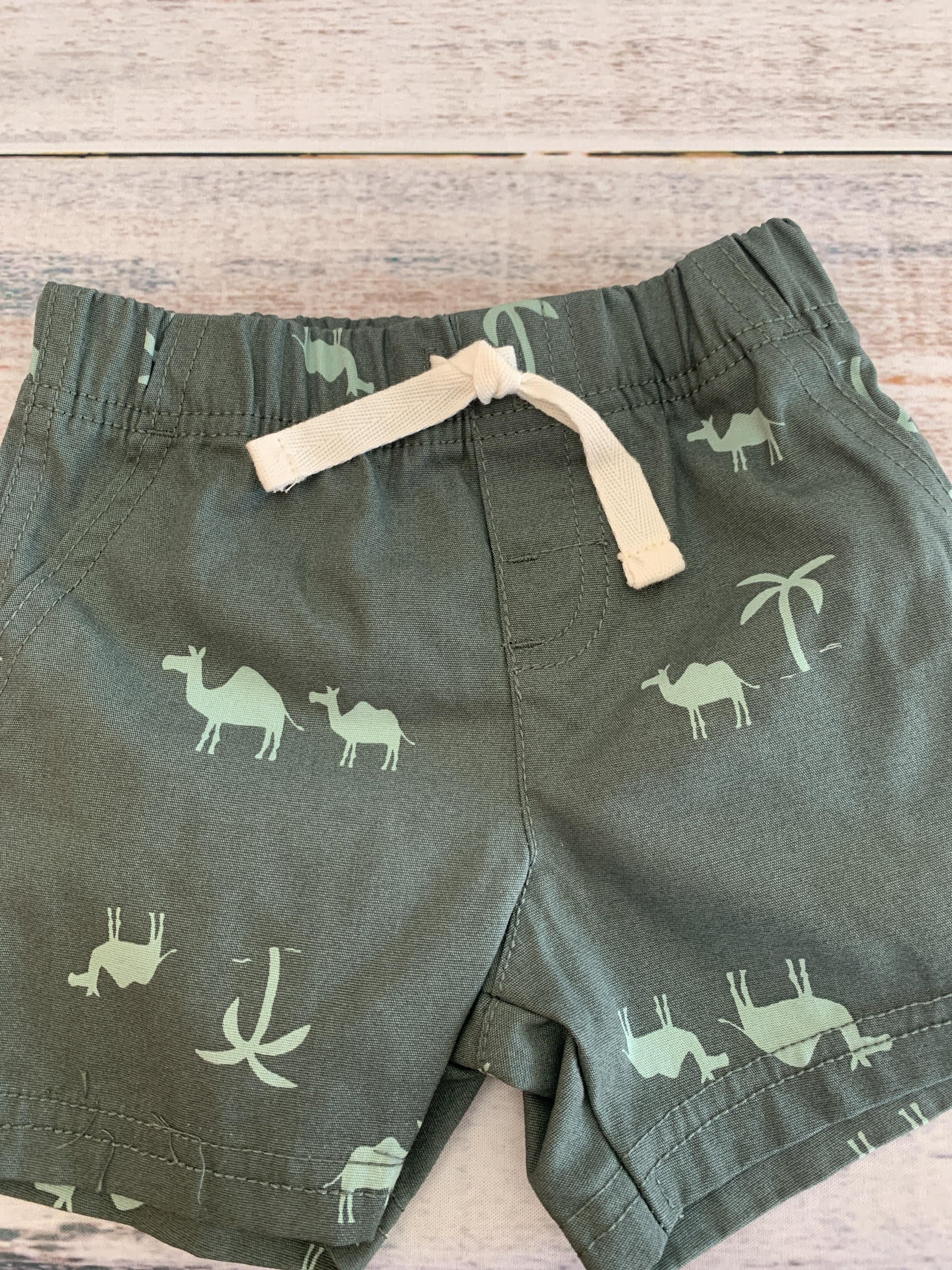 Carters Boys Forest Green | animals Shorts Size: 9 months Forest Green | animals