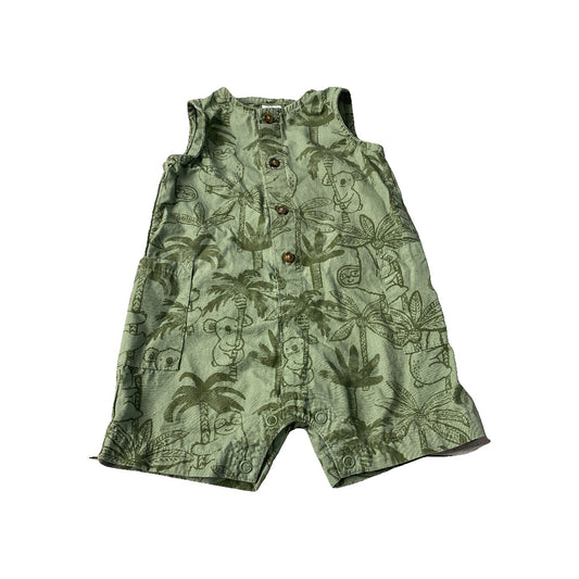 Carters Boys Forest Green | animals Romper Size: 6 months Forest Green | animals