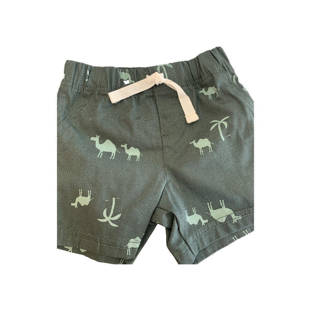 Carters Boys Forest Green | animals Shorts Size: 9 months Forest Green | animals