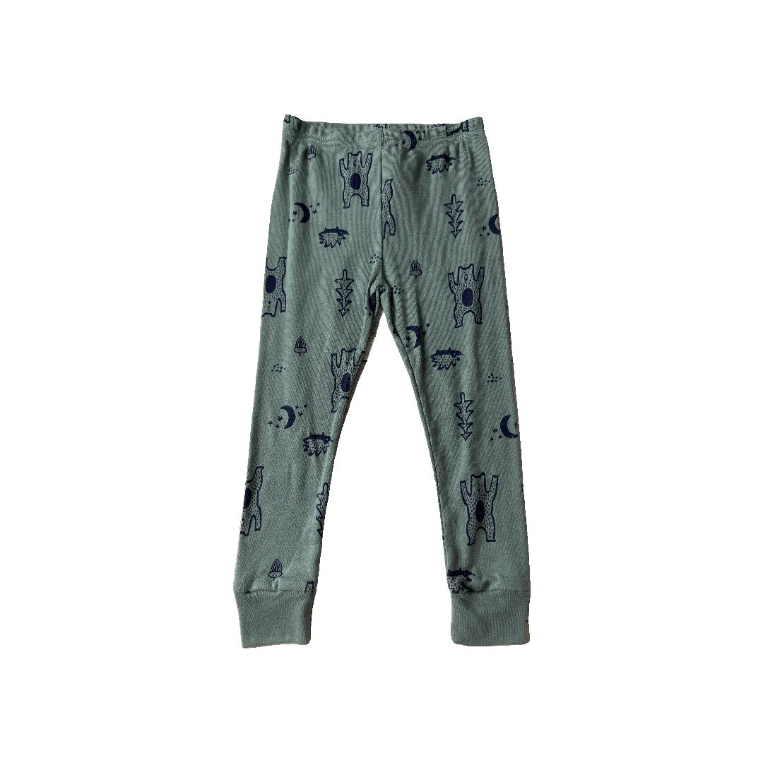 Carters Unisex Forest Green | bears Pajamas Size: 2T Forest Green | bears