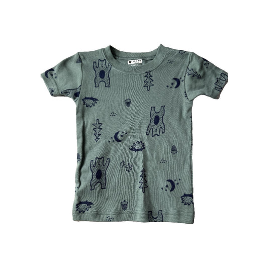 Carters Unisex Forest Green | bears Pajamas Size: 2T Forest Green | bears