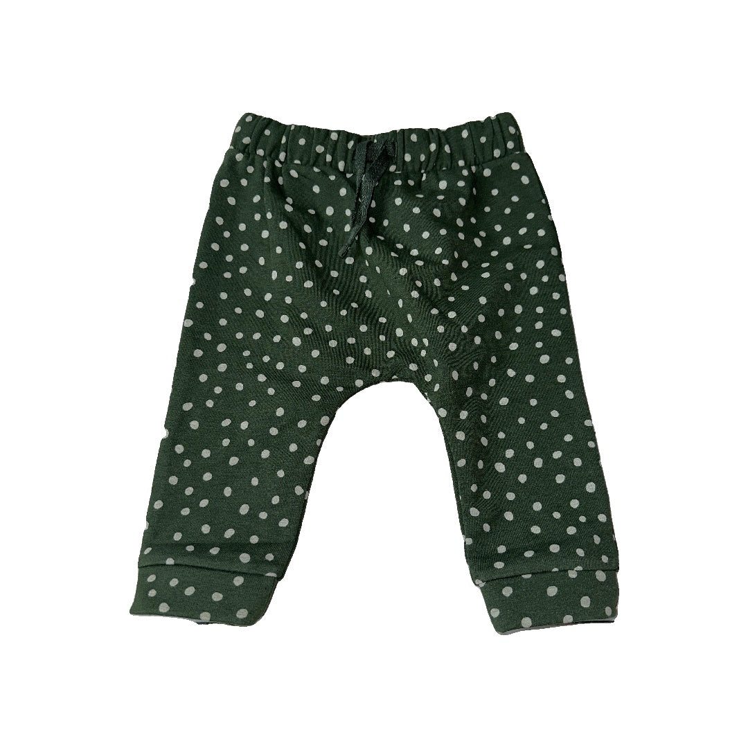 Nordstrom Unisex Forest Green | Beige | Dots Pants Size: 12 months Forest Green | Beige | Dots