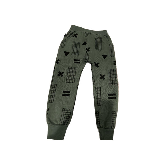 Dot Boys Forest Green | Black | Pattern Pants Size: 5 Forest Green | Black | Pattern