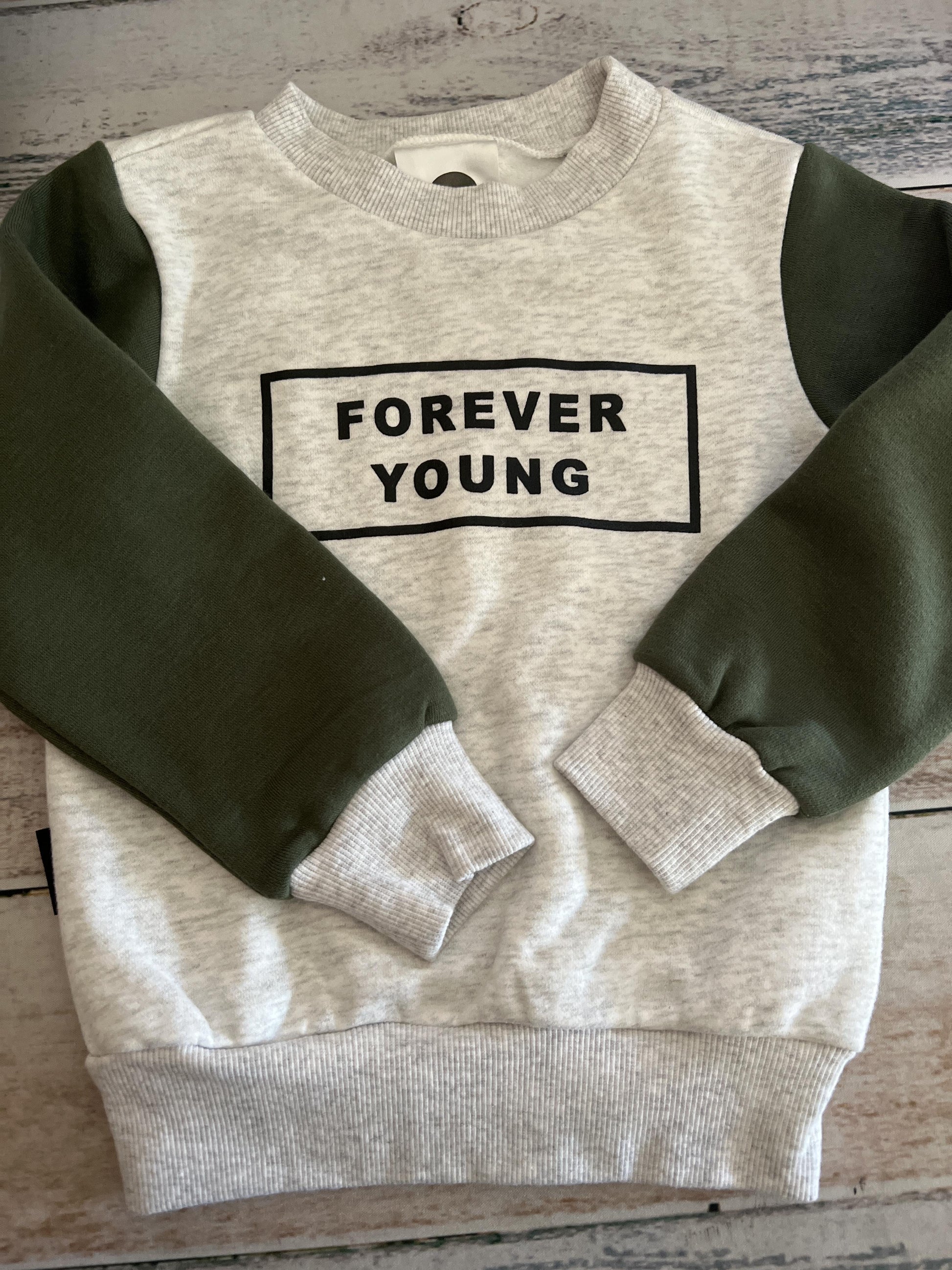 Dot Boys Forest Green | Graphic Sweatshirt Size: 2T Forest Green | Graphic