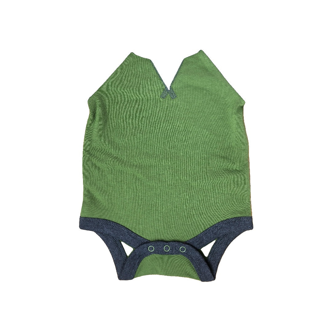 Cat & Jack Boys Forest Green | Grey Onesie Size: Newborn Forest Green | Grey