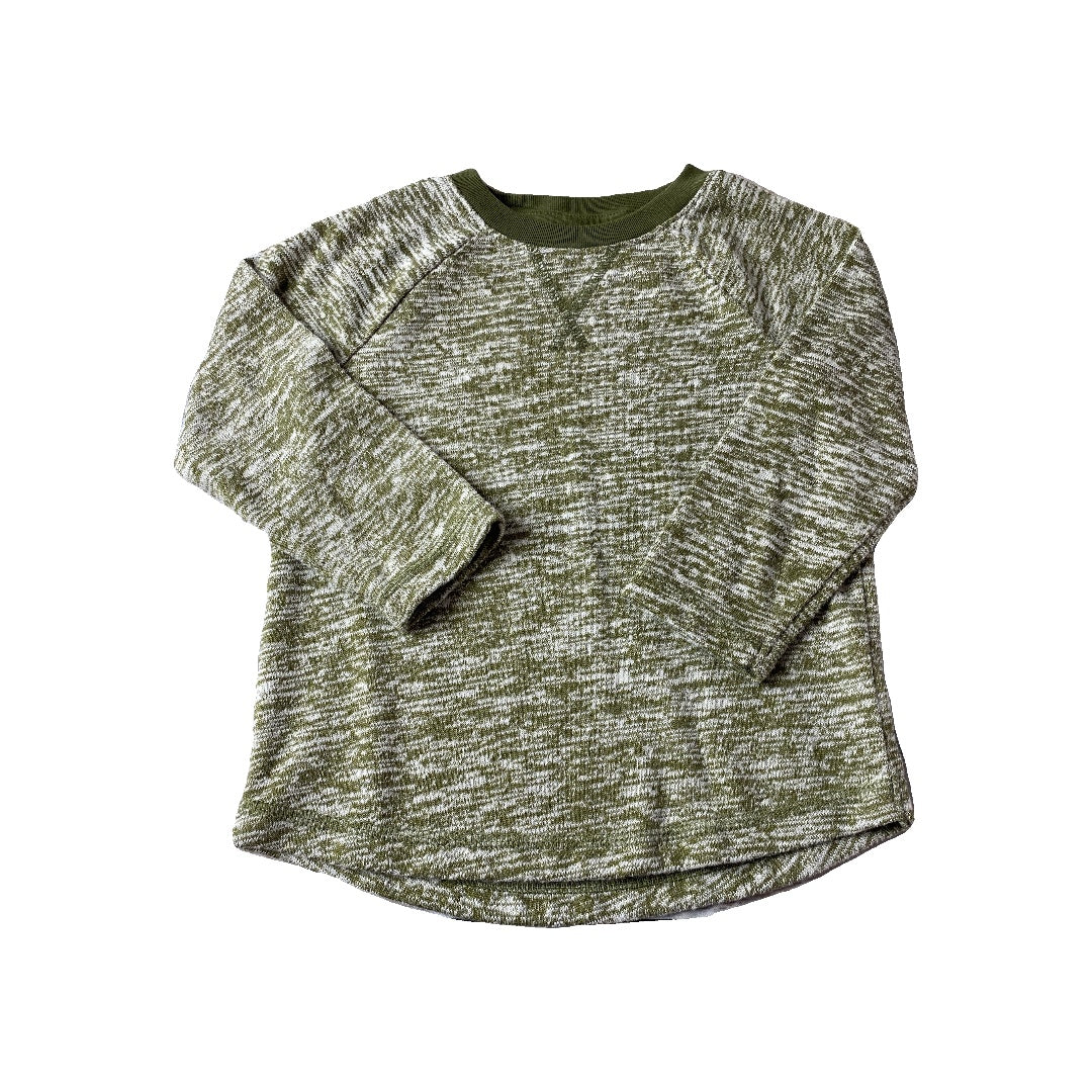 Cat & Jack Boys Forest Green | Heather Long Sleeve Shirt Size: 2T Forest Green | Heather