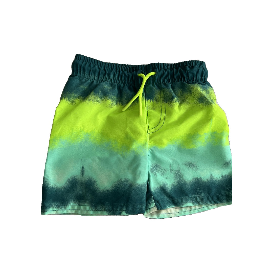 Cat & Jack Boys Forest Green | light green | Tie Dye Swimwear Size: 12 months Forest Green | light green | Tie Dye