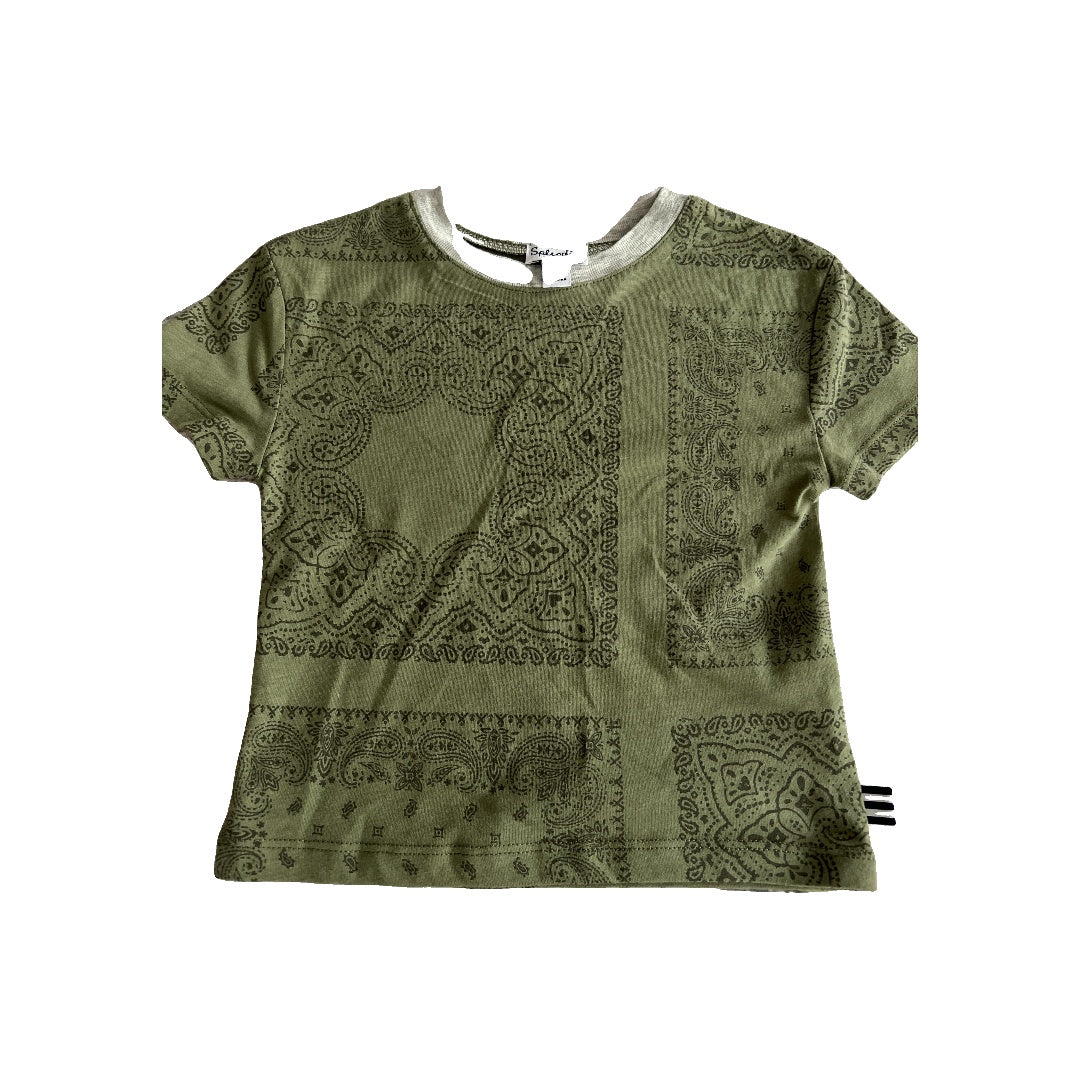Splendid Boys Forest Green | Paisley T-Shirt Size: 2T Forest Green | Paisley