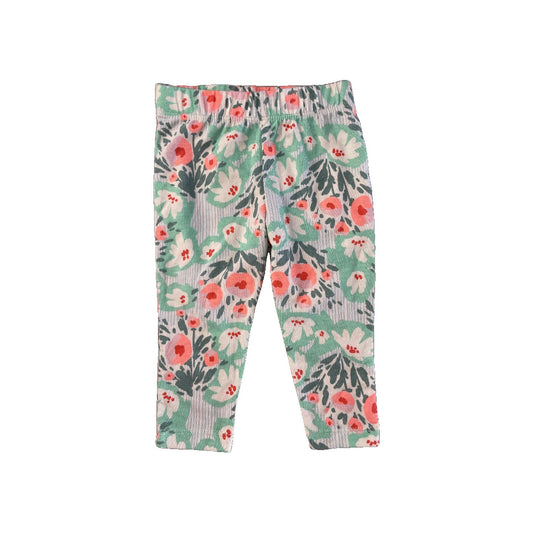 Cat & Jack Girls Forest Green | pink | White Pants Size: 3-6 months Forest Green | pink | White