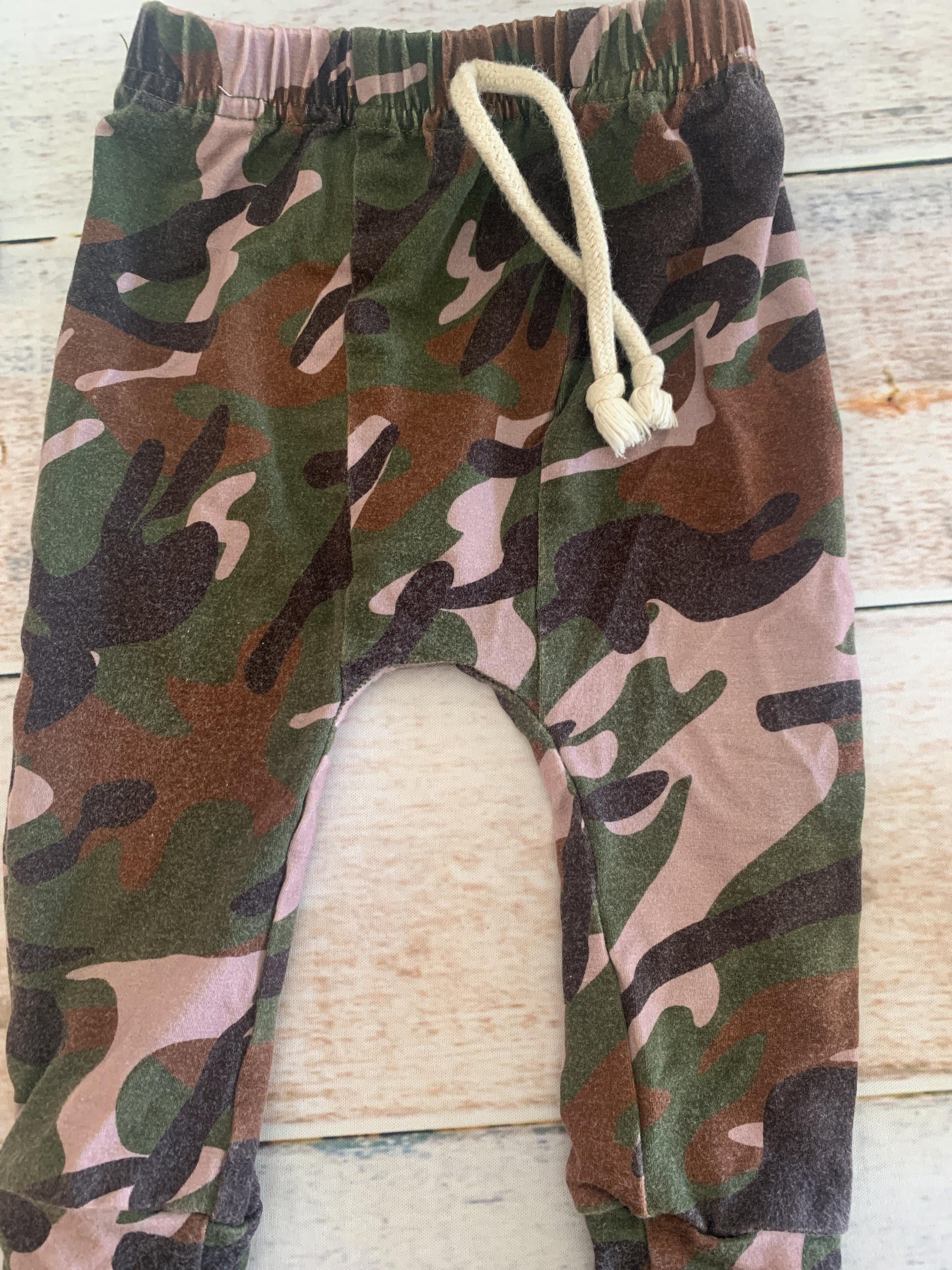Forever French Girls Forest Green | pink Pants Size: 12 months Forest Green | pink