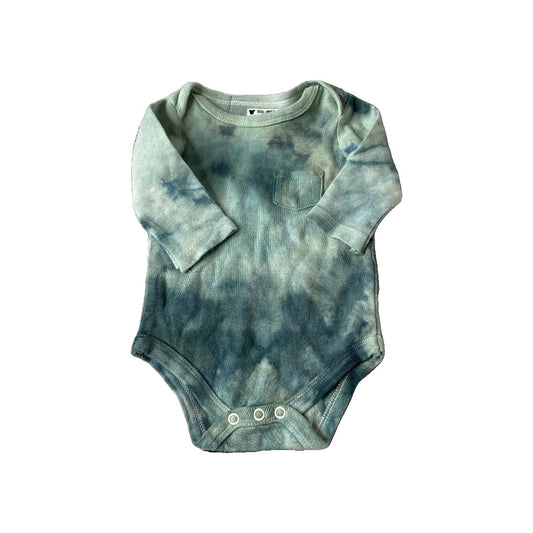 Boys Forest Green | Tie Dye Onesie Size: 0-3 months Forest Green | Tie Dye