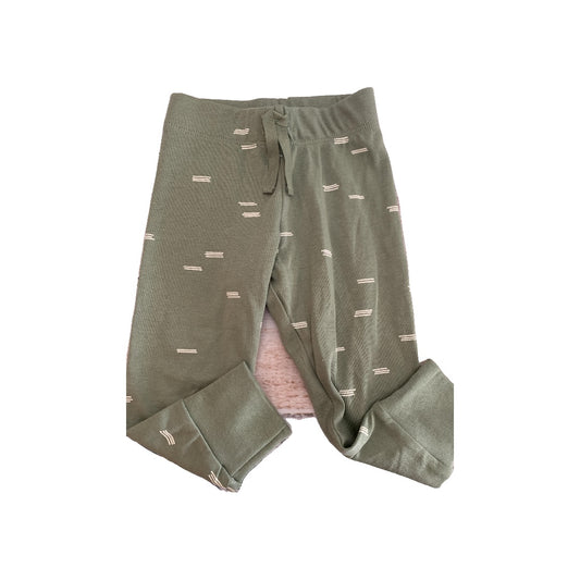 Colored Organics Boys Forest Green | White | Pattern Pants Size: 12-18 months Forest Green | White | Pattern