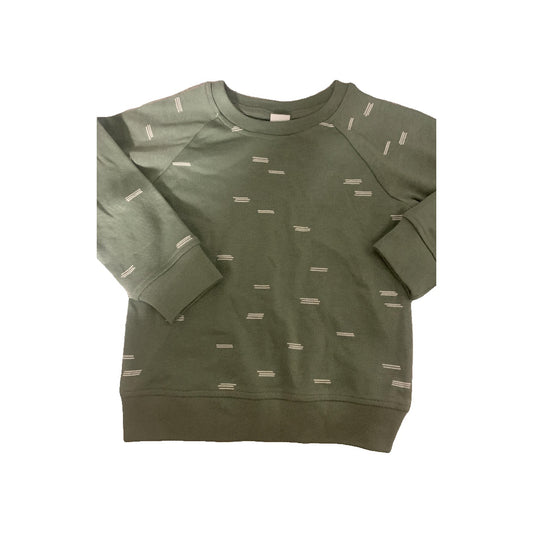 Colored Organics Boys Forest Green | White | Pattern Sweater Size: 18-24 months Forest Green | White | Pattern