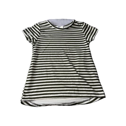 BKind Girls Forest Green | White | Stripe T-Shirt Size: 4T Forest Green | White | Stripe