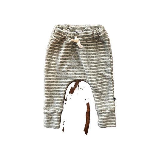 BabySprouts co Girls Forest Green | White | Striped Pants Size: 12-18 months Forest Green | White | Striped