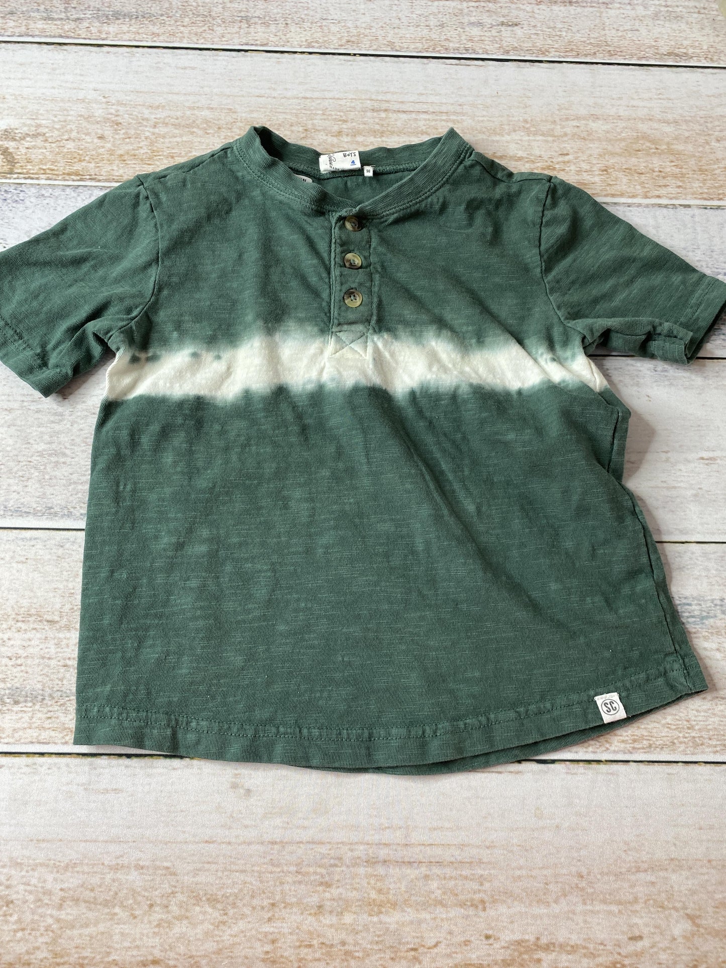 Sovereign Code Boys Forest Green | White T-Shirt Size: 4T Forest Green | White