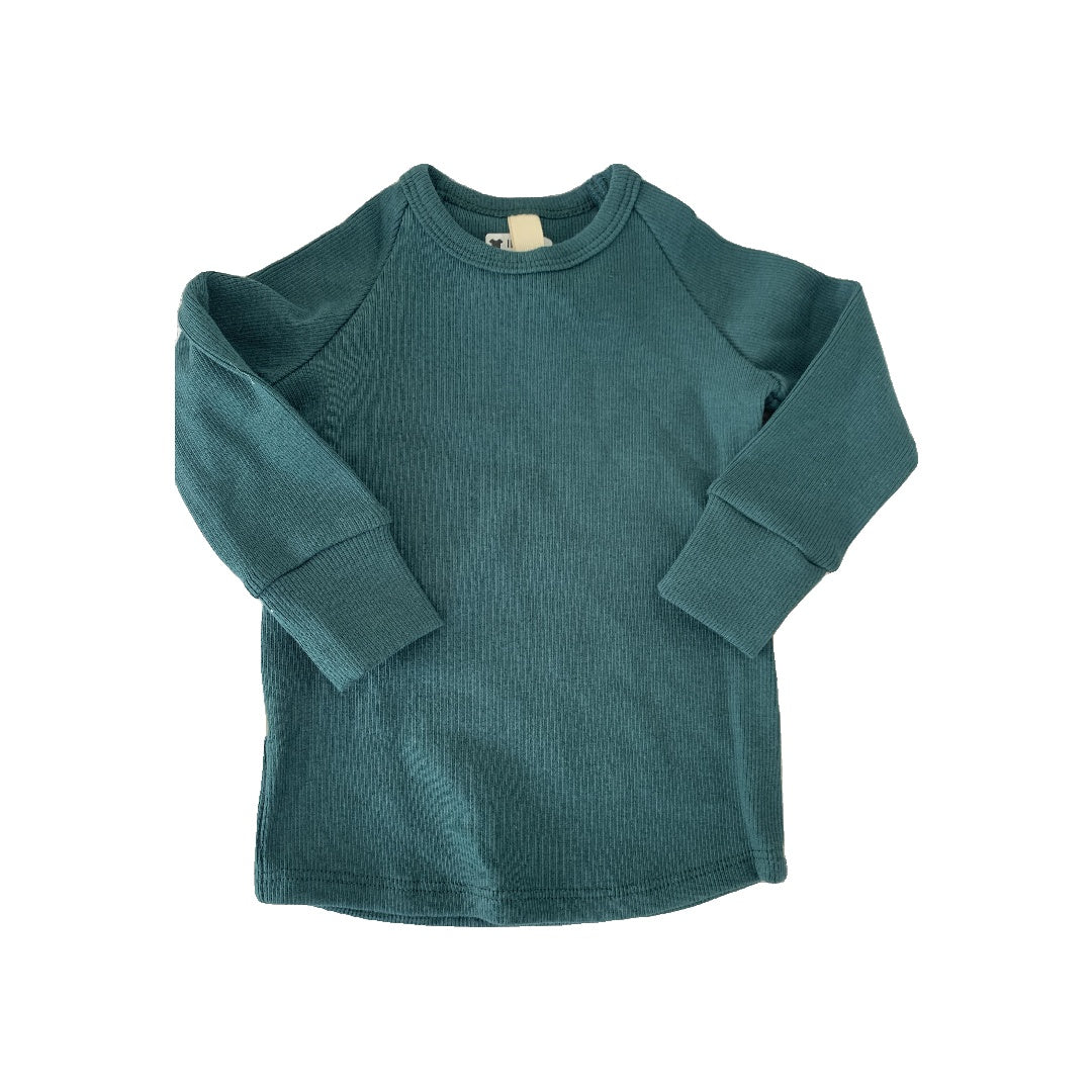 Childhoods Clothing Boys Forest Green Long Sleeve Shirt Size: 6-12 months Forest Green