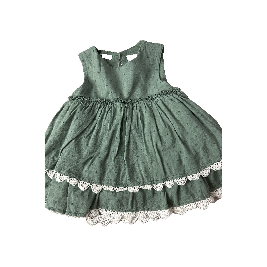 Girls Forest Green Dress Size: 24 months Forest Green