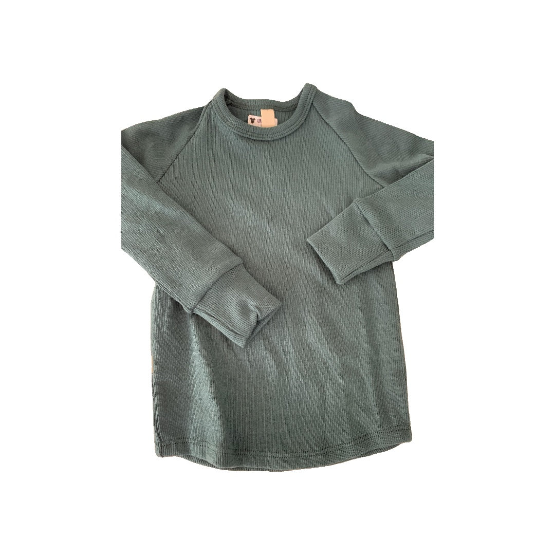 Childhoods Clothing Boys Forest Green Long Sleeve Shirt Size: 12-18 months Forest Green