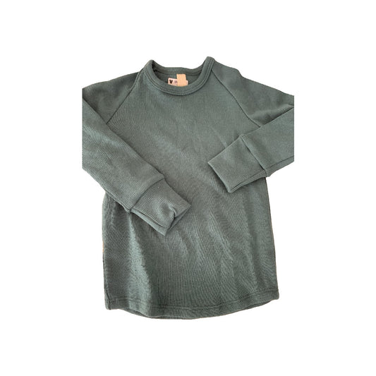 Childhoods Clothing Boys Forest Green Long Sleeve Shirt Size: 12-18 months Forest Green