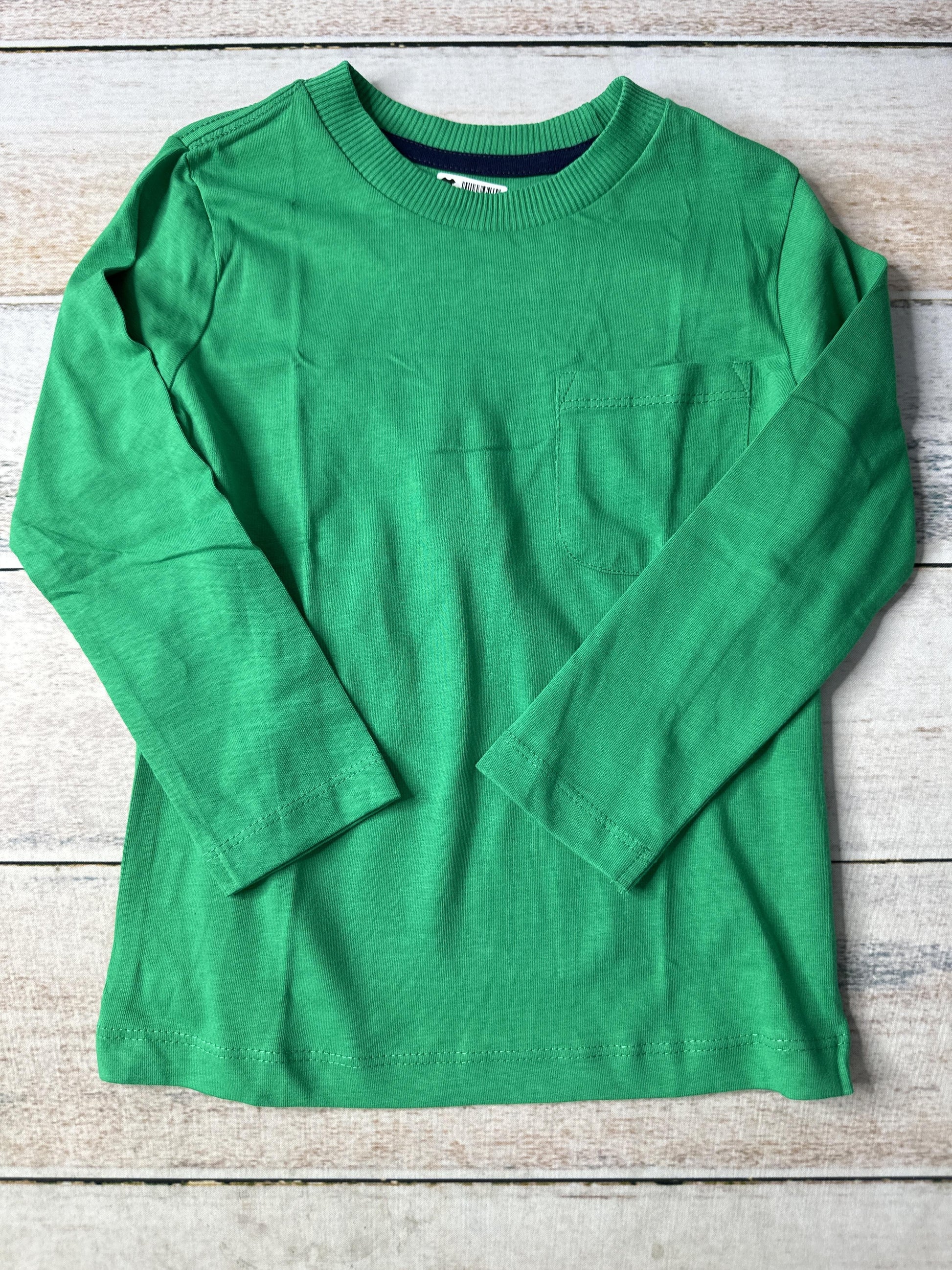 Mightly Boys Forest Green Long Sleeve T-Shirt Size: 3T Forest Green