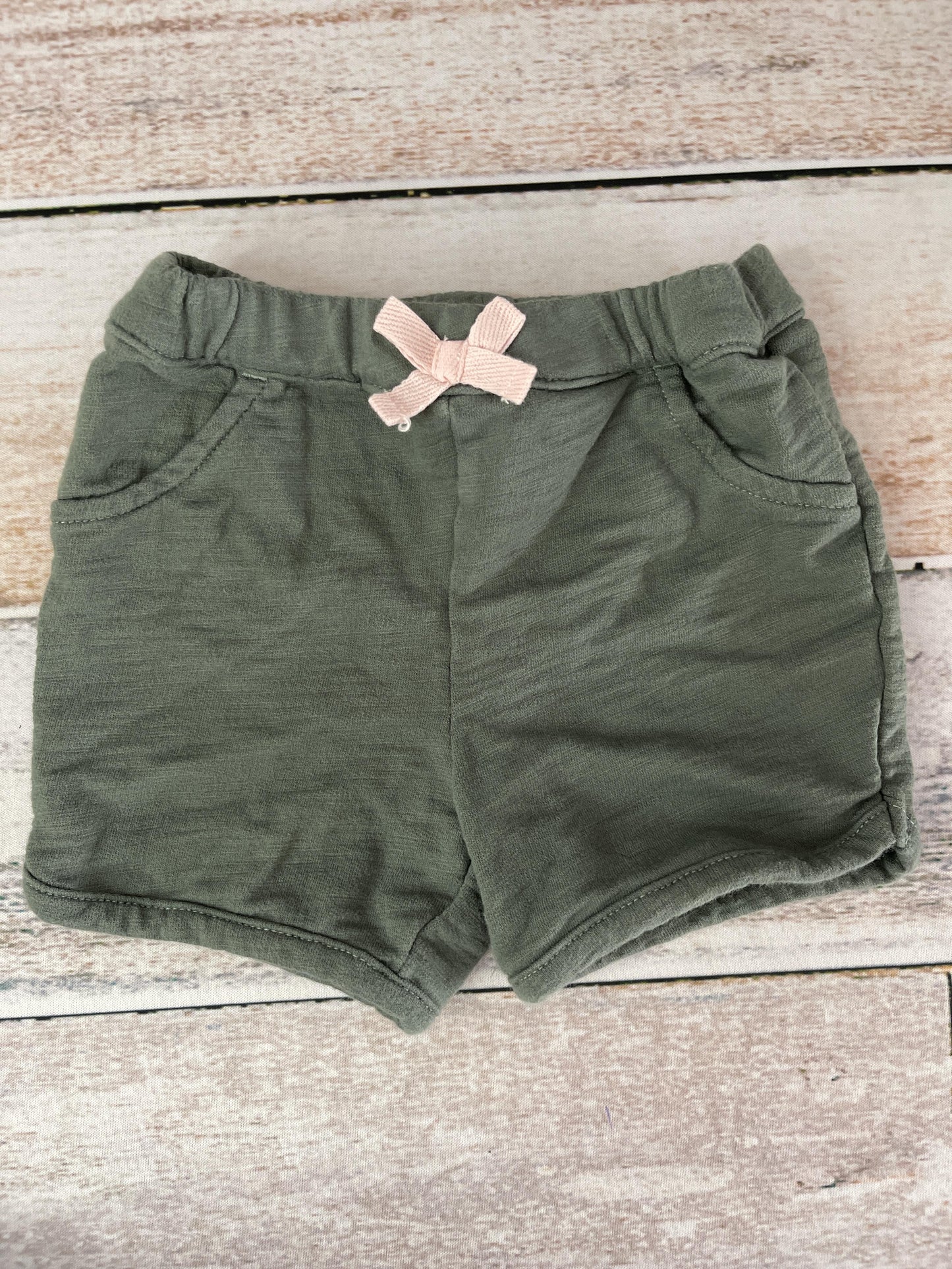 Carters Unisex Forest Green Shorts Size: 12 months Forest Green