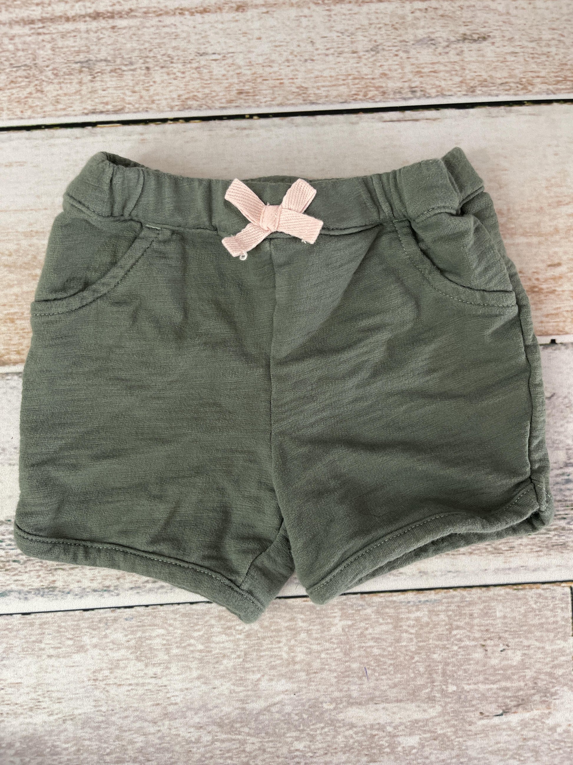 Carters Unisex Forest Green Shorts Size: 12 months Forest Green