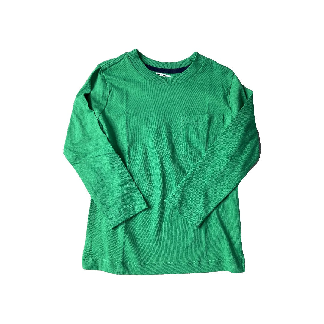 Mightly Boys Forest Green Long Sleeve T-Shirt Size: 3T Forest Green