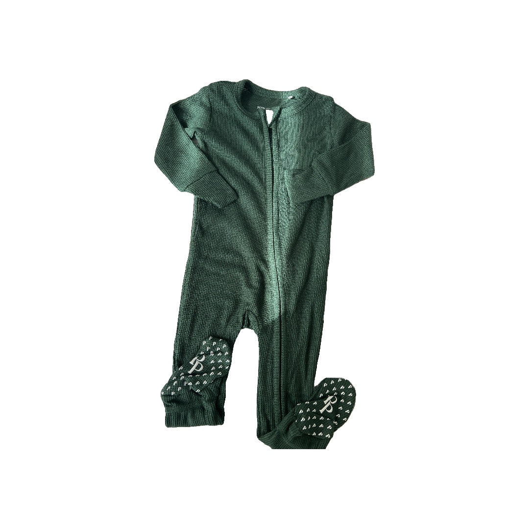 Posh Peanut Unisex Forest Green Pajamas Size: 6-9 months Forest Green