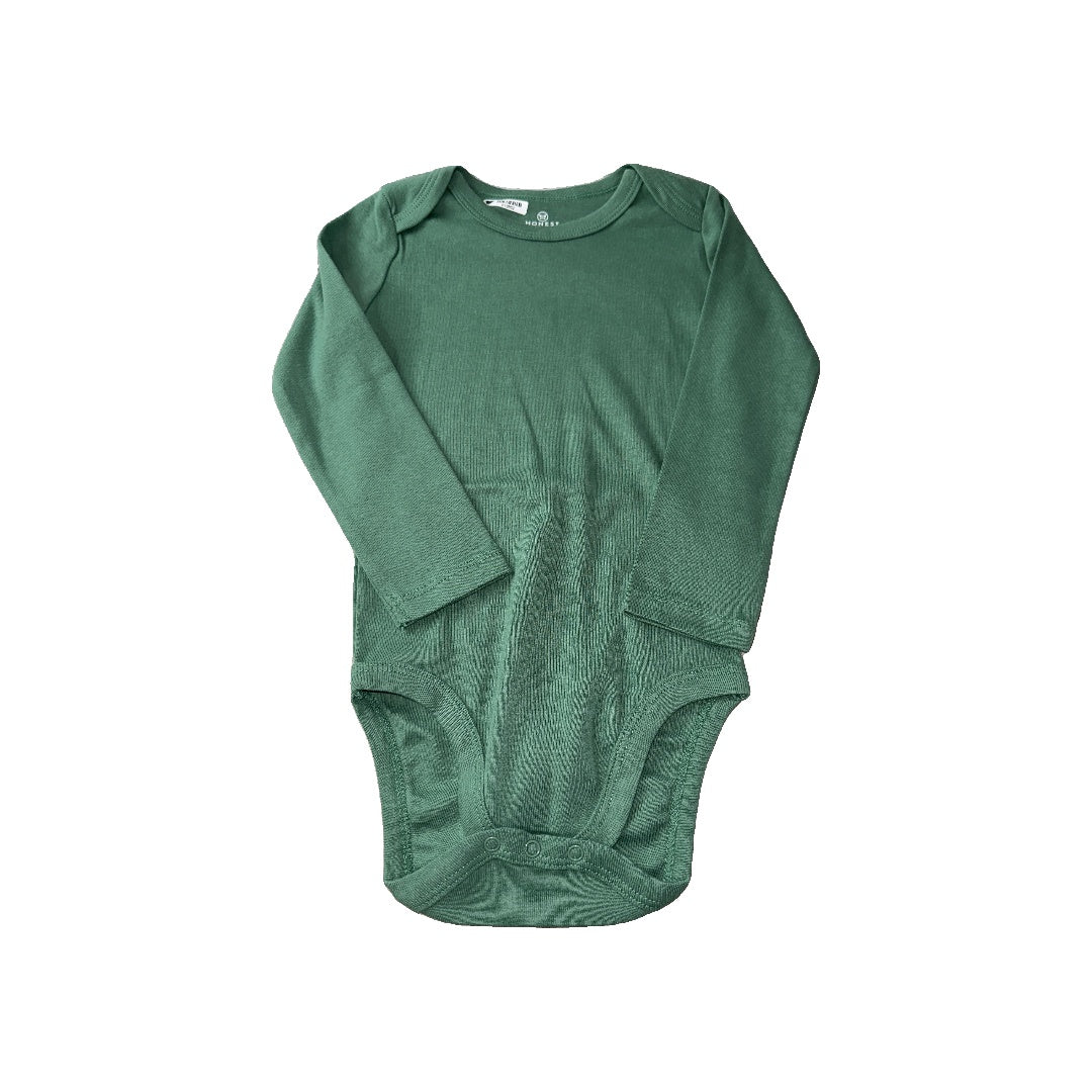 Honest co Unisex Forest Green Onesie Size: 18 months Forest Green