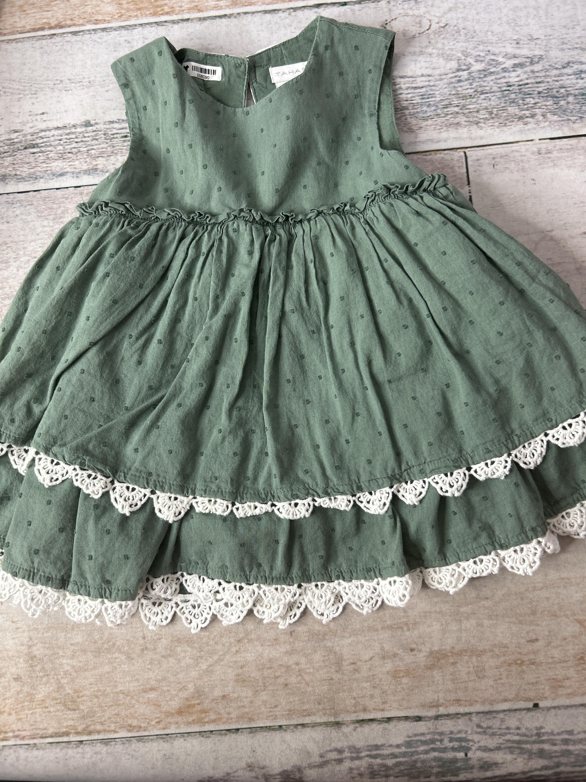 Girls Forest Green Dress Size: 24 months Forest Green