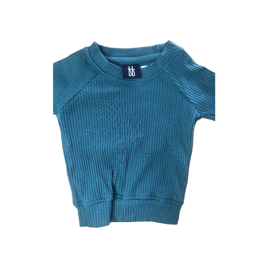 Forever French Unisex Forest Green Sweater Size: 3-6 months Forest Green