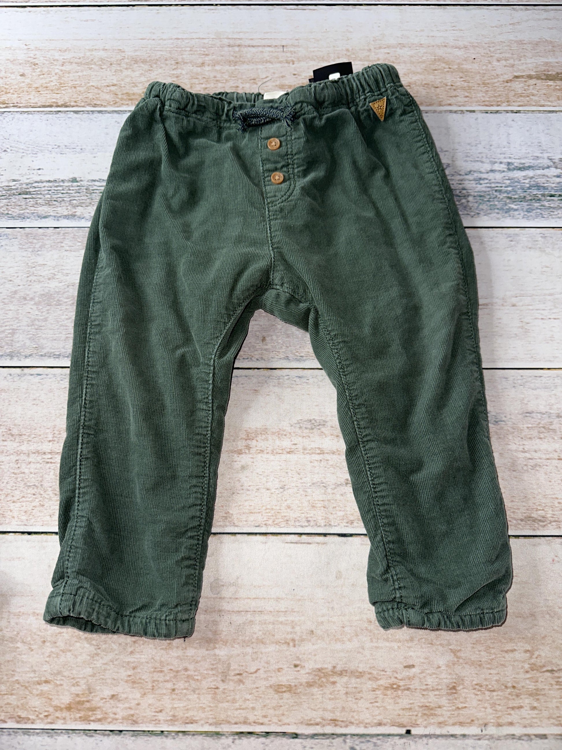 H&M Boys Forest Green Pants Size: 18 months Forest Green
