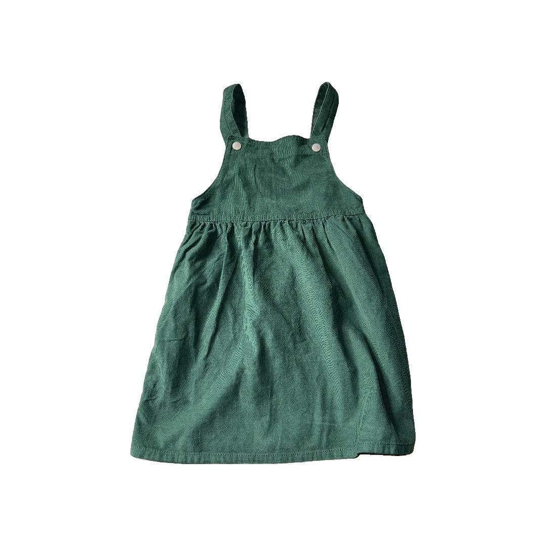 H&M Girls Forest Green Dress Size: 5T Forest Green
