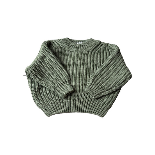 Goumi Unisex Forest Green Sweater Size: 6-12 months Forest Green