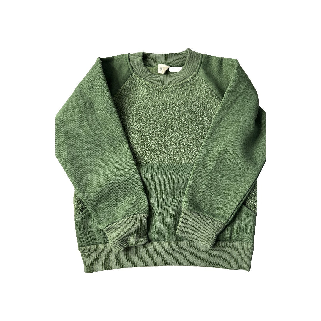 Goumi Unisex Forest Green Sweater Size: 4-5 Years Forest Green
