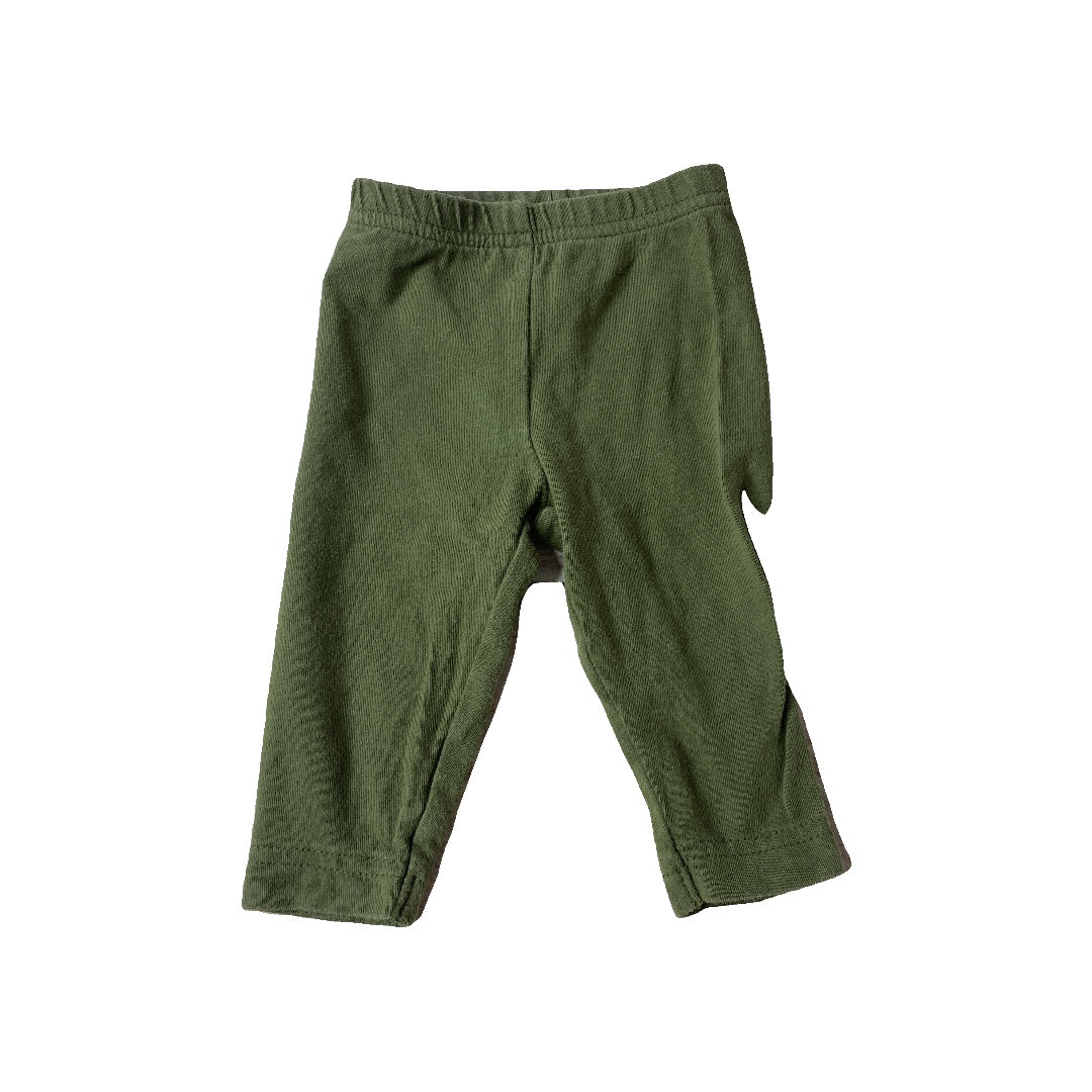 Carters Unisex Forest Green Pants Size: 3 months Forest Green